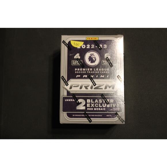 2022-2023 PANINI PRIZM Premier League Soccer Trading Cards Blaster Box- 6 Packs